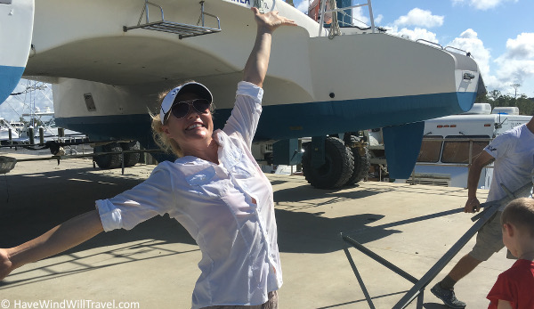 The Catamanran Annie will cross the atlantic with. She will share the adventure exclusivley on Patreon!